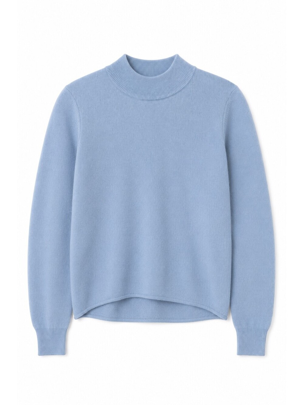 Michelle Mason Open Back Sweater Blue Merino Wool Cashmere Size S